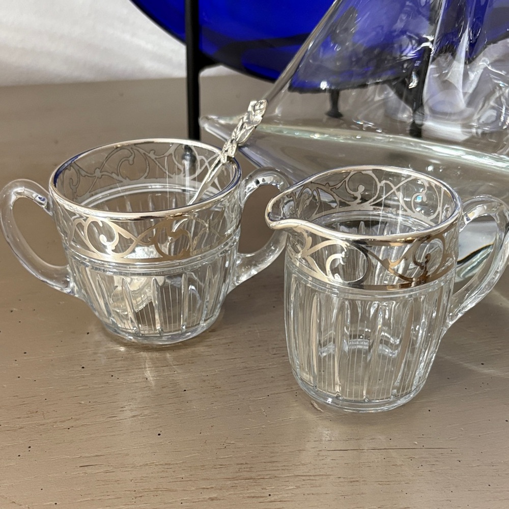 Sterling Silver Sugar and Creamer